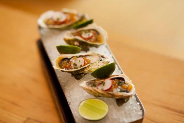Oysters from Park Hyatt Saigon