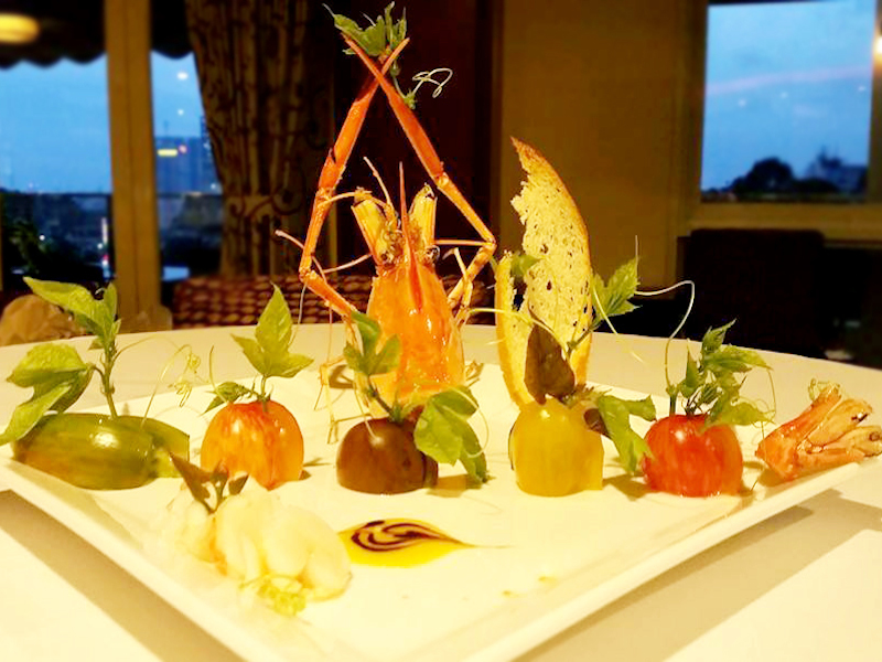 Jack-Lee-Langostine-and-Heirloom-tomato-salad